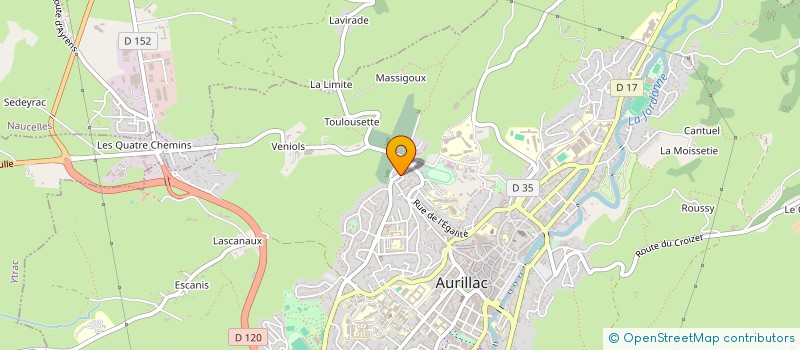 localisation de l'entreprise NEO à AURILLAC