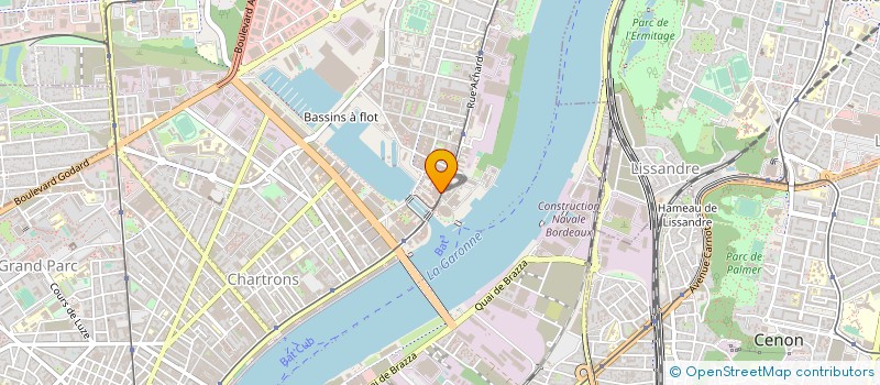 localisation de l'entreprise NEO à BORDEAUX