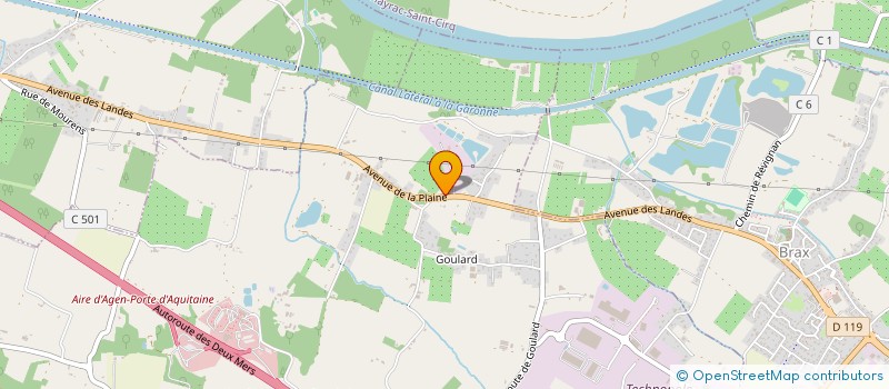 localisation de l'entreprise NEO à SERIGNAC SUR GARONNE