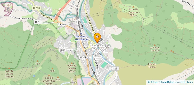 localisation de l'entreprise NEO à TARASCON-SUR-ARIEGE
