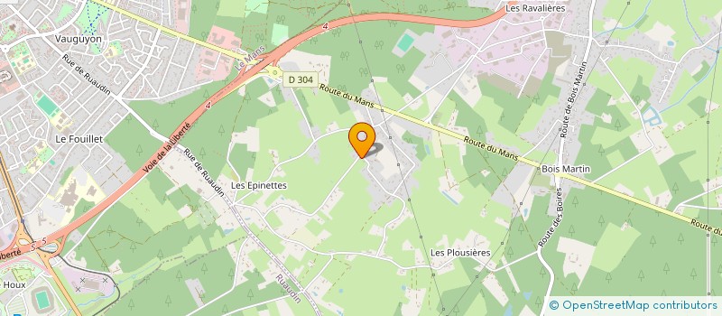 localisation de l'entreprise NEO AMENAGEMENTS  CHANGE