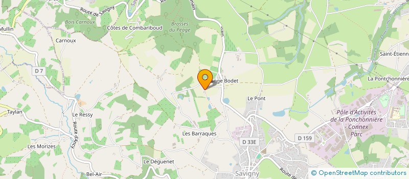 localisation de l'entreprise NEO C  SAVIGNY