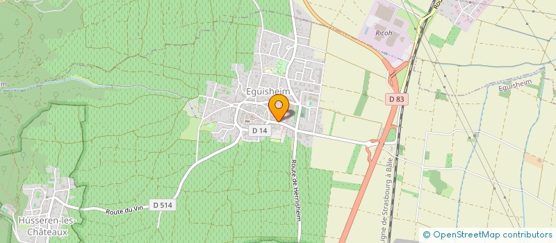 localisation de l'entreprise NEO CHALLENGE  EGUISHEIM