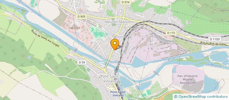 localisation de l'entreprise NEO CHAUD à NEUVES-MAISONS
