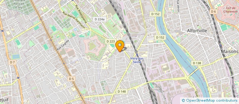 localisation de l'entreprise NEO CHROME à VITRY-SUR-SEINE