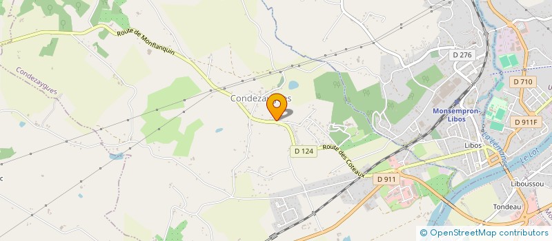 localisation de l'entreprise NEO'CLIK  CONDEZAYGUES