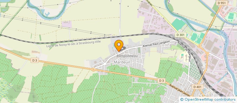 localisation de l'entreprise NEO COM  MARDEUIL