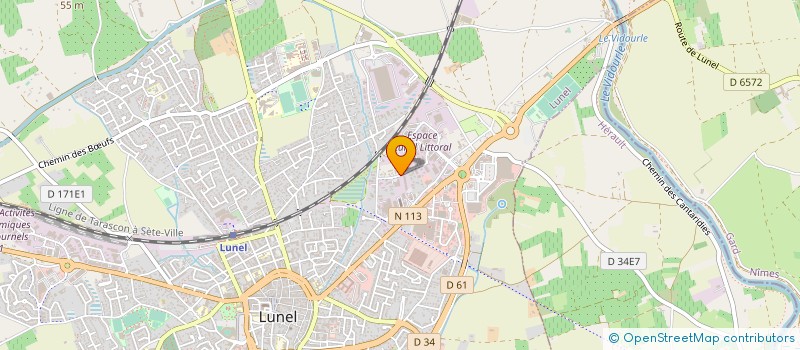 localisation de l'entreprise NEO CONCEPT HABITAT HERAULT à LUNEL