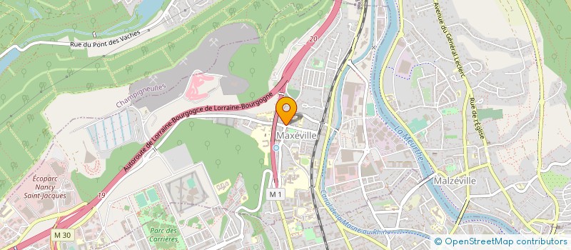 localisation de l'entreprise NEO CONFORT TECHNIQUE  MAXEVILLE