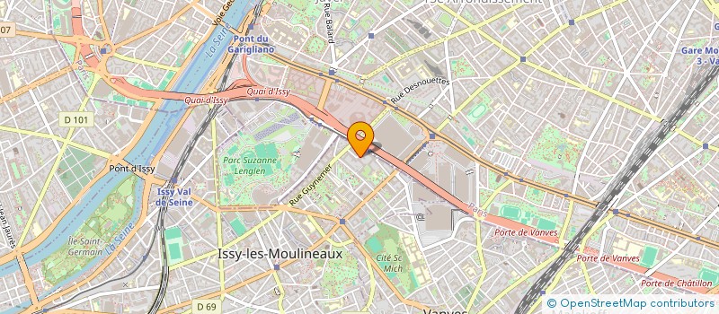 localisation de l'entreprise NEO CONSULTING à ISSY-LES-MOULINEAUX