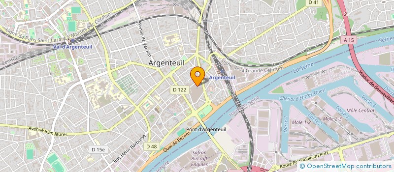 localisation de l'entreprise NEO DIAGNOSTIC VAL D'OISE  ARGENTEUIL