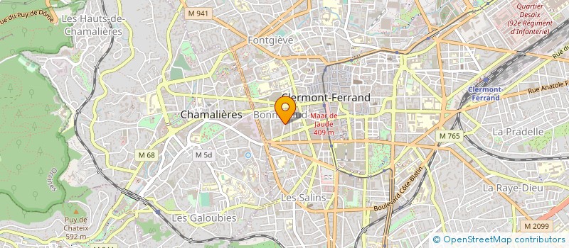 localisation de l'entreprise NEO DISTRIBUTION à CLERMONT-FERRAND