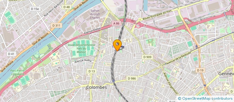 localisation de l'entreprise NEO DRIVER à COLOMBES