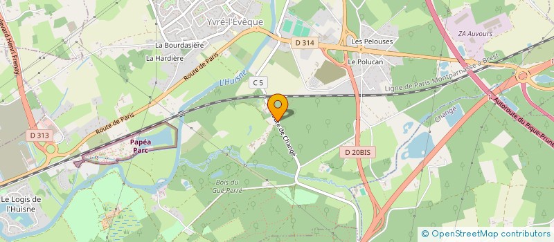 localisation de l'entreprise NEO DTX  YVRE-L'EVEQUE