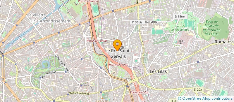 localisation de l'entreprise NEO ELDARAN à LE PRE-SAINT-GERVAIS