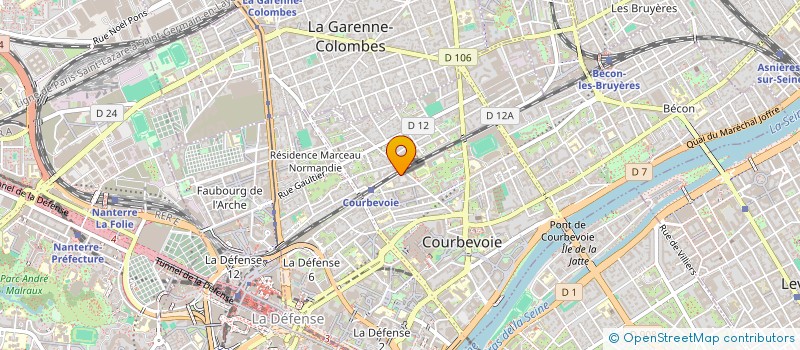 localisation de l'entreprise NEO ENERGIE à COURBEVOIE