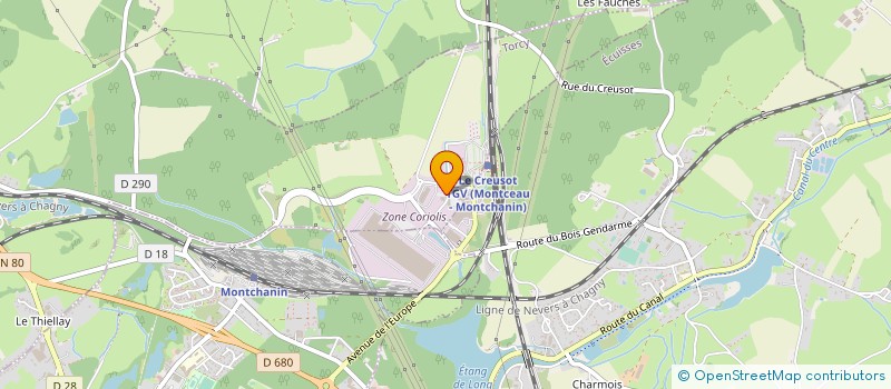 localisation de l'entreprise NEO ENERGIES  TORCY