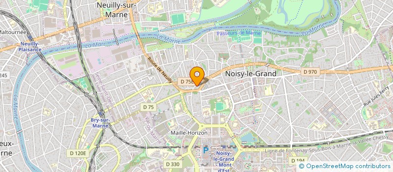 localisation de l'entreprise NEO EPOCH  NOISY-LE-GRAND