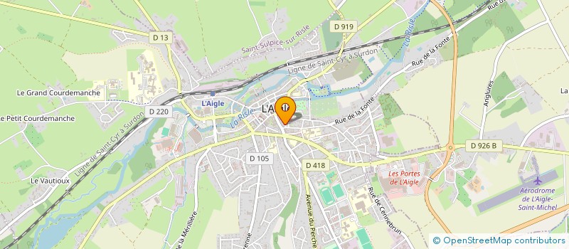 localisation de l'entreprise NEO ESSEN'CIELLE - SOPHRO HUMANUM EST à L'AIGLE