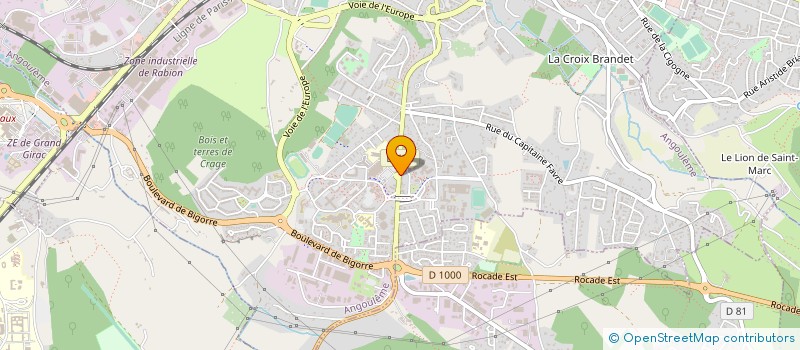 localisation de l'entreprise NEO EXPERTISE à ANGOULEME