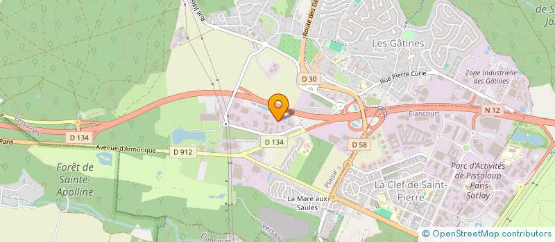 localisation de l'entreprise NEO G-FTEC  PLAISIR