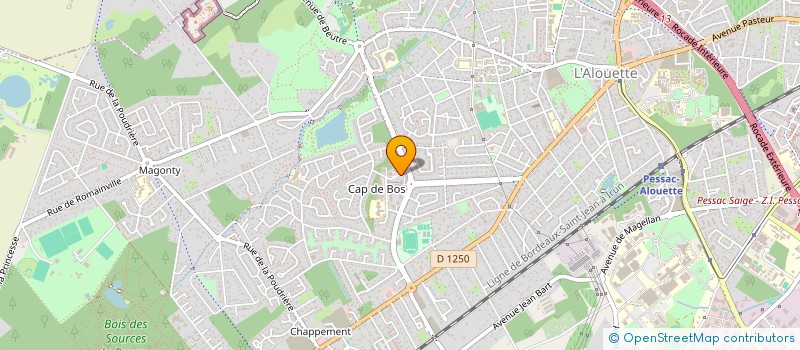 localisation de l'entreprise NEO GESTION  PESSAC