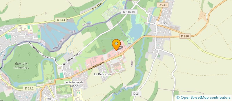 localisation de l'entreprise NEO GREEN à ANET