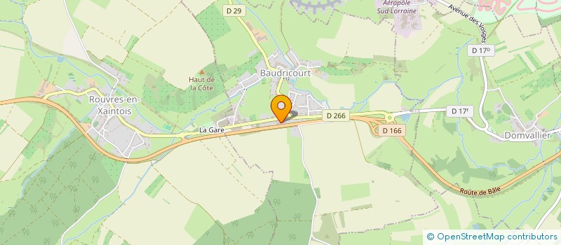 localisation de l'entreprise NEO HABITAT  BAUDRICOURT