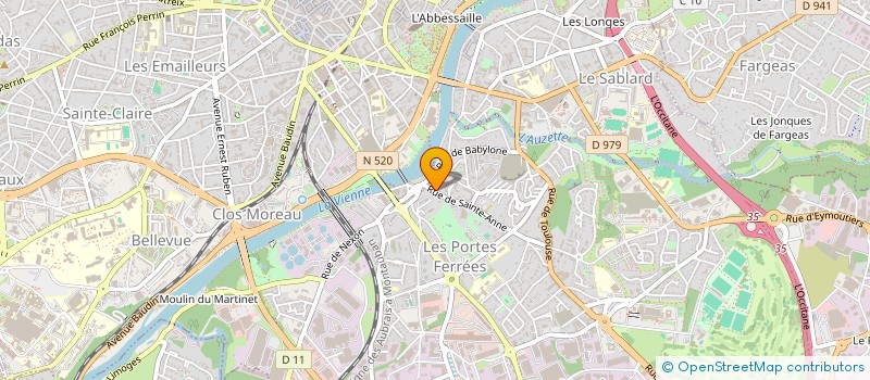 localisation de l'entreprise NEO HELIOS à LIMOGES