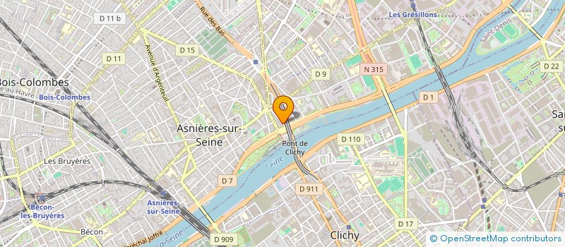 localisation de l'entreprise NEO INC.  ASNIERES-SUR-SEINE