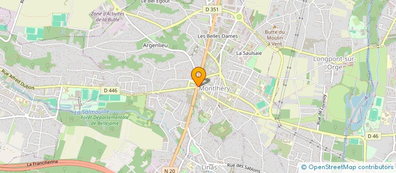 localisation de l'entreprise NEO INVEST à LINAS
