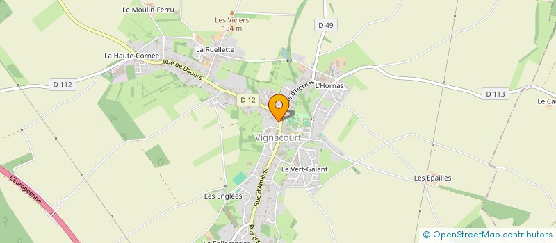 localisation de l'entreprise NEO INVEST à VIGNACOURT