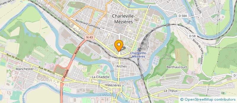 localisation de l'entreprise NEO LEAF  CHARLEVILLE-MEZIERES