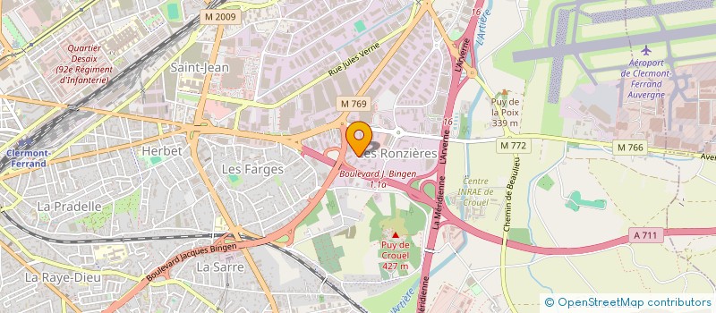 localisation de l'entreprise NEO-LOGIX  CLERMONT-FERRAND