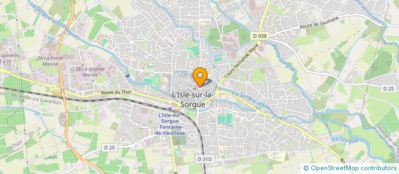 localisation de l'entreprise NEO LOUNGE à L'ISLE-SUR-LA-SORGUE