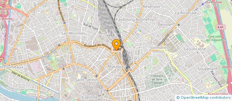 localisation de l'entreprise NEO'NET à TOULOUSE