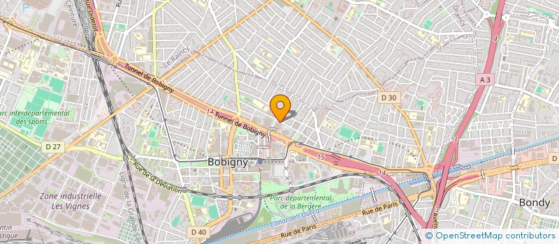 localisation de l'entreprise NEO NET TECH  BOBIGNY