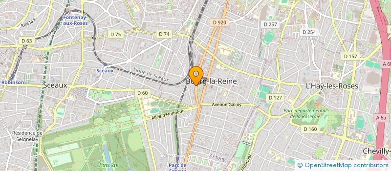 localisation de l'entreprise NEO NIGHT EVENTS à BOURG-LA-REINE