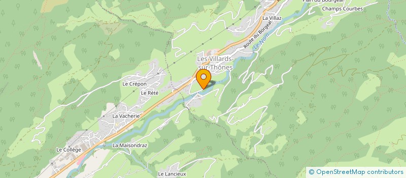 localisation de l'entreprise NEO OUTDOORS & MOBILITY à LES VILLARDS-SUR-THONES