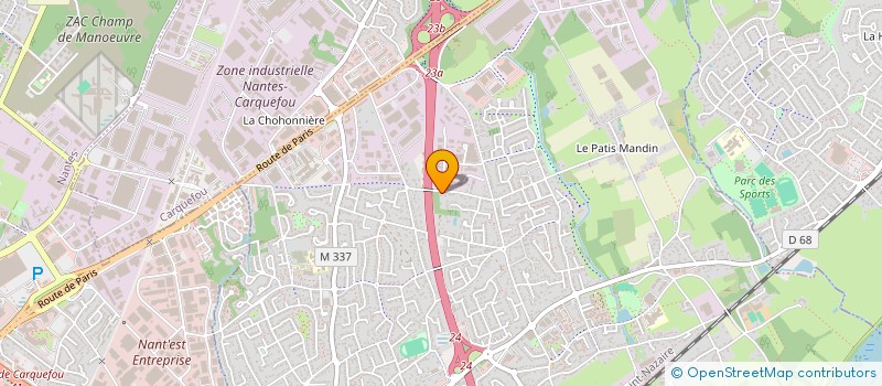 localisation de l'entreprise NEO PARCOURS  SAINTE-LUCE-SUR-LOIRE