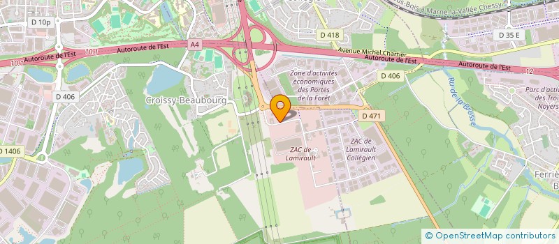 localisation de l'entreprise NEO PEST CONTROL  CROISSY-BEAUBOURG