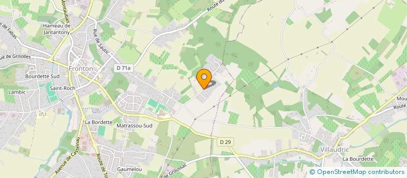 localisation de l'entreprise NEO PLAC  GUIOT ANTHONY  FRONTON