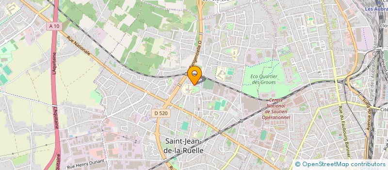 localisation de l'entreprise NEO PLACEMENT à SAINT-JEAN-DE-LA-RUELLE