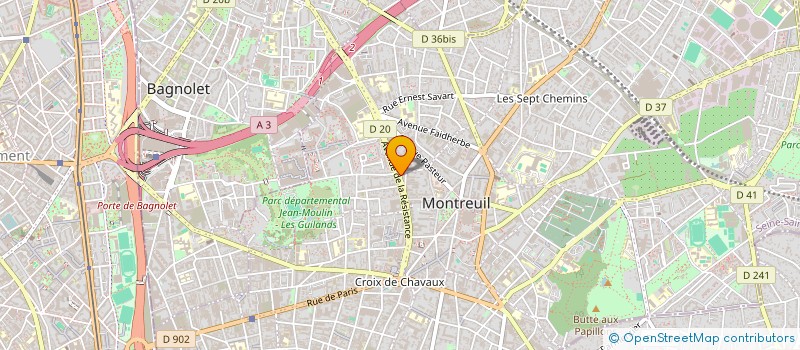 localisation de l'entreprise NEO PRESTO à MONTREUIL