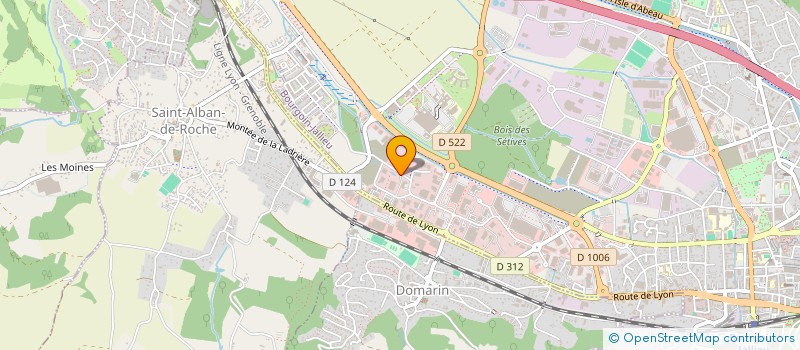 localisation de l'entreprise NEO PRINT  BOURGOIN-JALLIEU