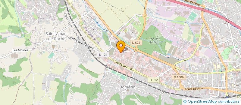 localisation de l'entreprise NEO PRINT à BOURGOIN-JALLIEU