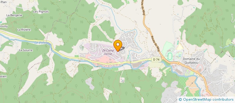 localisation de l'entreprise NEO PROJECT 3D  SAINTE-MAXIME