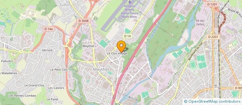 localisation de l'entreprise NEO RACING  EPAGNY METZ-TESSY