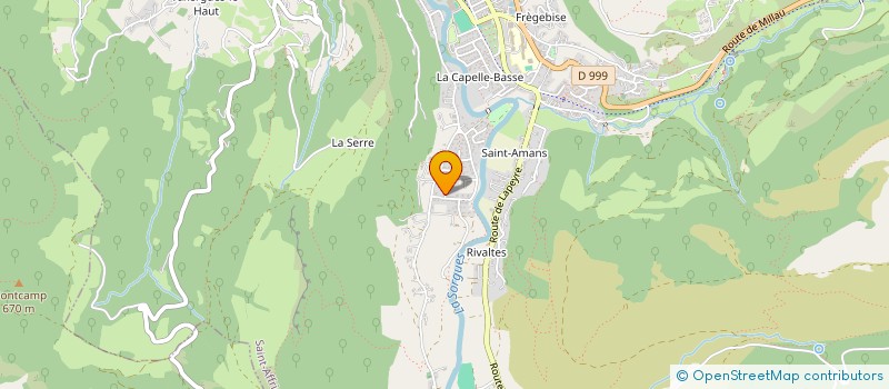 localisation de l'entreprise NEO-RETRO CLUB  SAINT-AFFRIQUE