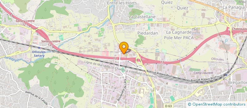 localisation de l'entreprise NEO SCULPT à SIX-FOURS-LES-PLAGES